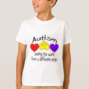 Die Welt von einem anderen Winkel (Hrts) sehen T-Shirt