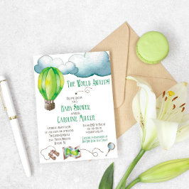 Die Welt wartet! Einladung der Babydusche