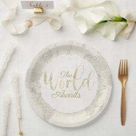 Die Welt wartet Pappteller