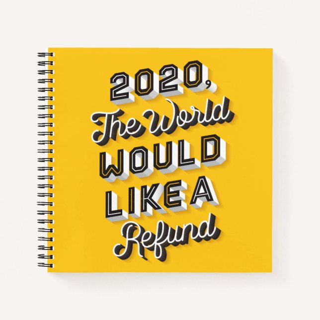 Die Welt würde gerne ein SQ-Notebook mit Rückersta Notizbuch (Vorderseite)