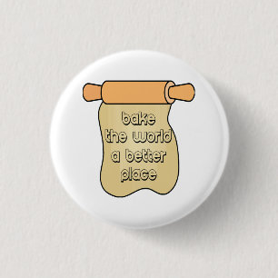 Die Welt zu einem besseren Ort machen Button