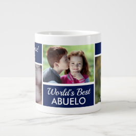 Die weltbeste Abuelo Foto Collage Riesenkaffee-Tas Jumbo-Tasse