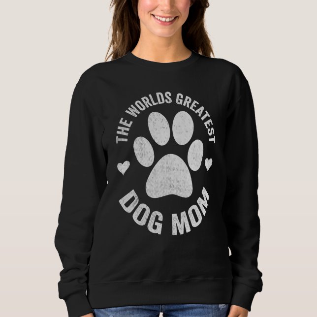 Die Weltbeste Dose Mama Pet Liebe Fur Sweatshirt (Vorderseite)