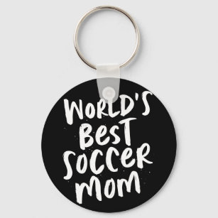 Die weltbeste Fußball-Mutter trendig stilvoll Schlüsselanhänger
