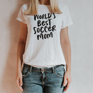 Die weltbeste Fußball-Mutter trendiger, stilvoller T-Shirt