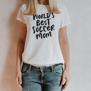 Die weltbeste Fußball-Mutter trendiger, stilvoller T-Shirt