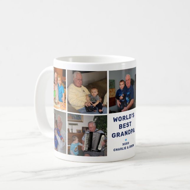 Die weltbeste Großseestation der Modernen Fotosamm Kaffeetasse (Vorderseite Links)