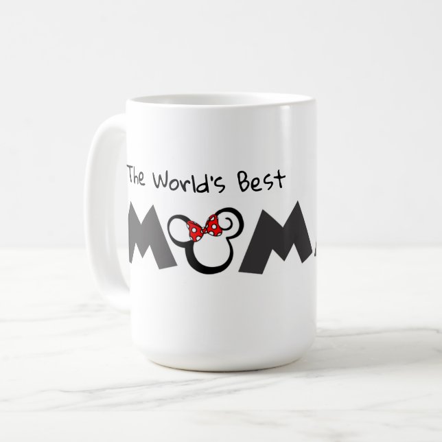 Die weltbeste Mommy Kaffeetasse (Vorderseite Links)