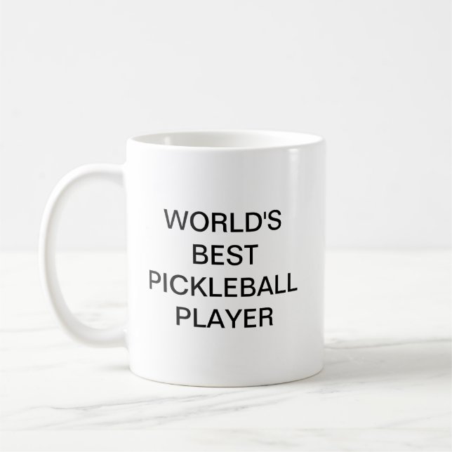 Die weltbeste Pickleball-Player-Tasse Kaffeetasse (Links)