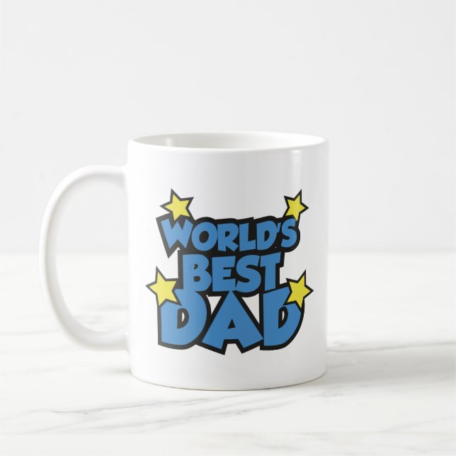 Die weltbeste Vater-Kaffee-Tasse Kaffeetasse (Links)