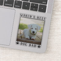 Die weltbeste Vater-Paw druckt Foto-Rahmen für Hau
