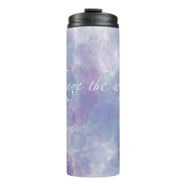 Die Weltflasche ändern Thermosbecher (Vorderseite)