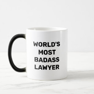 Die weltgrößte Badass-Anwältin-Tasse Verwandlungstasse