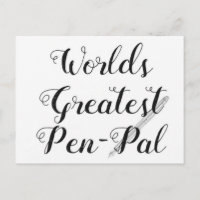 Die weltgrößte Pen-Pal-Postkarte