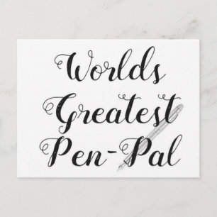 Die weltgrößte Pen-Pal-Postkarte Postkarte