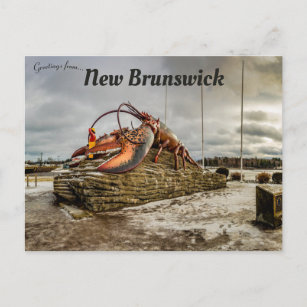 Die weltgrößte Statue New Brunswick Kanada Postkarte