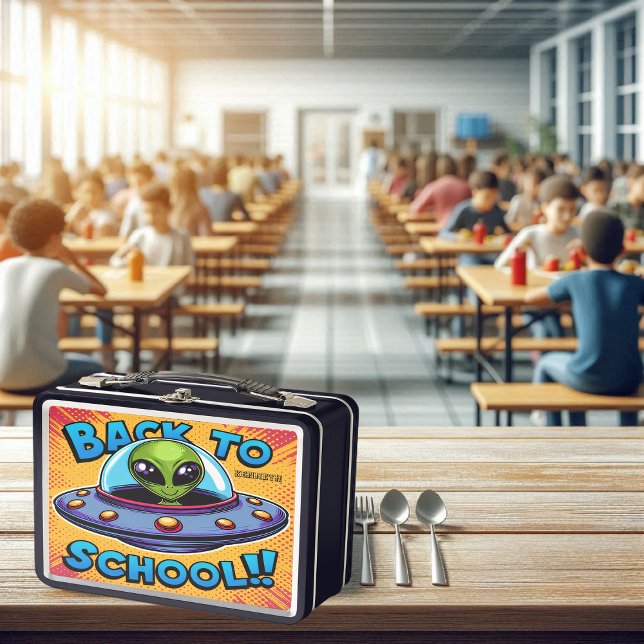 Die Weltraumschule beginnt Metall Brotdose (Von Creator hochgeladen)