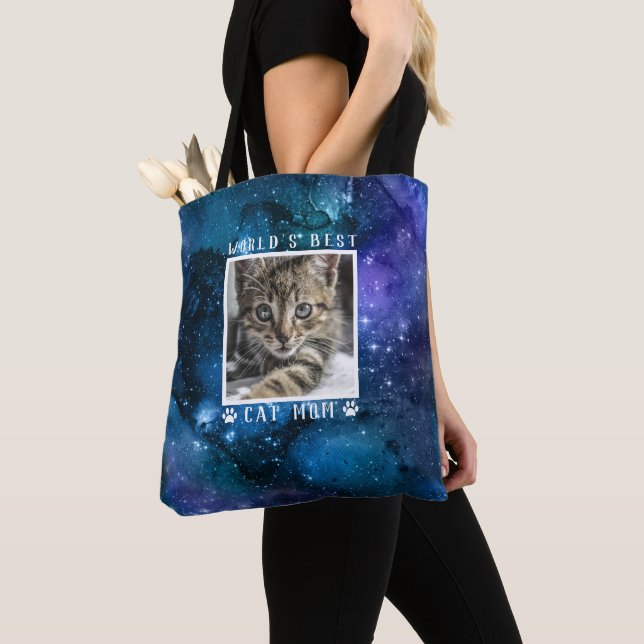 Die weltweit beste Cat Mama Paw Prints Foto Frame  (Von Nahem)