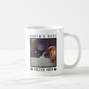 Die weltweit beste Foster Mama Paw Prints Pet Foto Kaffeetasse