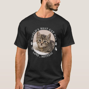 Die weltweit beste Katzenpaw-Vater-Druckmaschine d T-Shirt