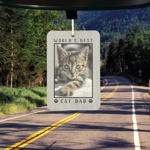 Die weltweit besten Cat Vater Paw Prints Pet Foto Autolufterfrischer