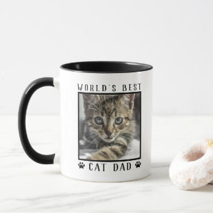 Die weltweit besten Cat Vater Paw Prints Pet Foto  Tasse