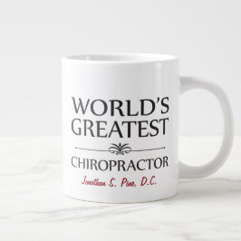 Die weltweit größte Chiropraktor-Custom-Jumbo-Tass Jumbo-Tasse