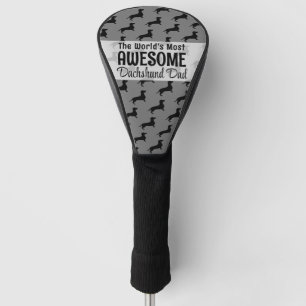 Die weltweit Phantastischste Dackel Vater Geschenk Golf Headcover