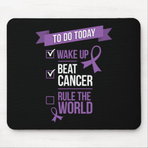 Die weltweite Beat Cancer-Regel geweckt Mousepad