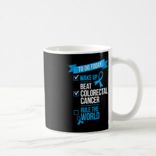 Die weltweite Bestattungsregel für Kolorektalkrebs Kaffeetasse