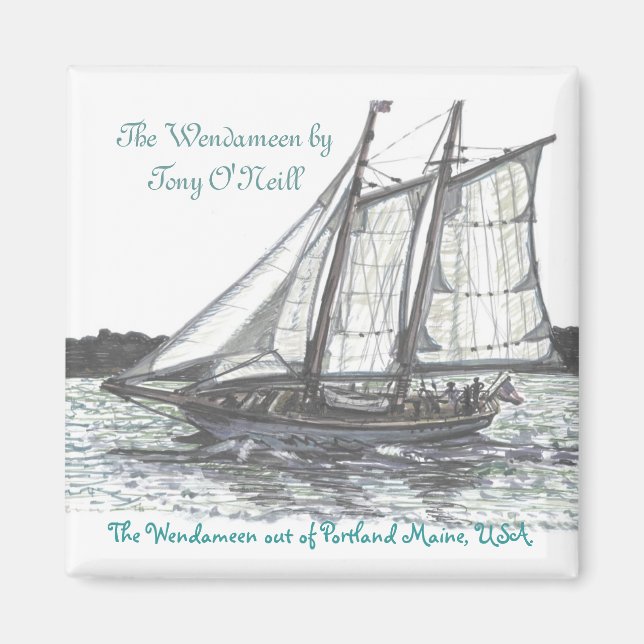 DIE WENDAMEEN Nr. 6 VON TONY O'NEILL Magnet (Vorne)