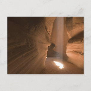 Die Wendeltreppe im Upper Antelope Canyon, Navajo  Postkarte