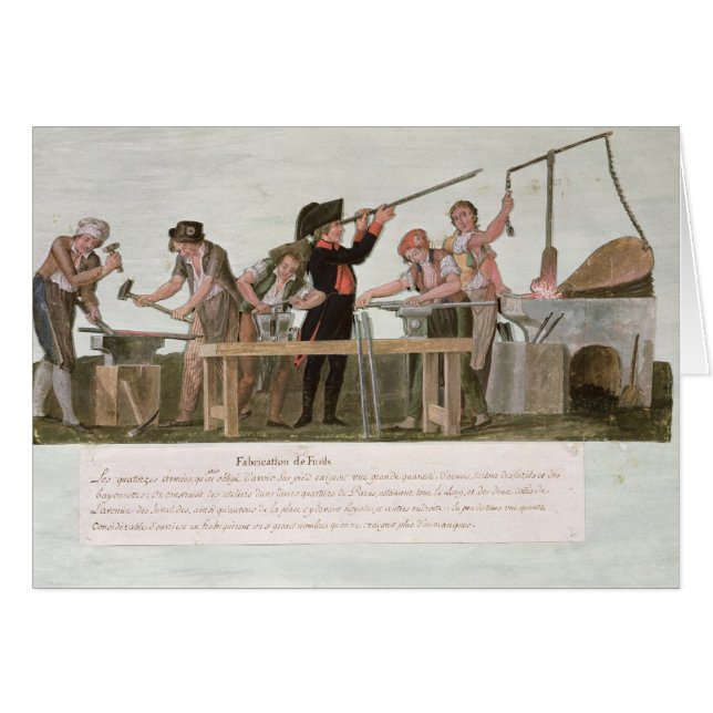 Die Werkstatt der Gewehr-Hersteller, 1793 (Vorderseite (Horizontal))