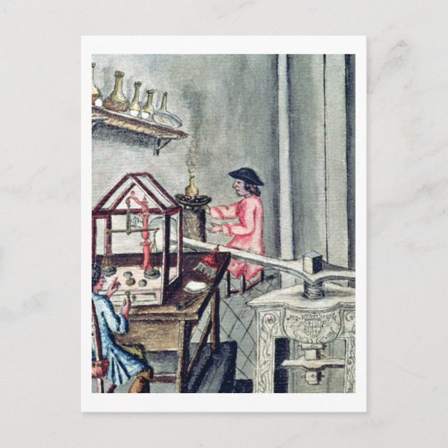 Die Werkstatt der Silberschmiede, von einem Silber Postkarte (Vorderseite)