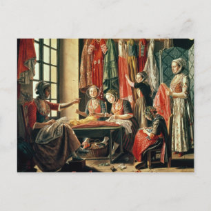 Die Werkstatt des Schneiders, Arles, 1760 Postkarte