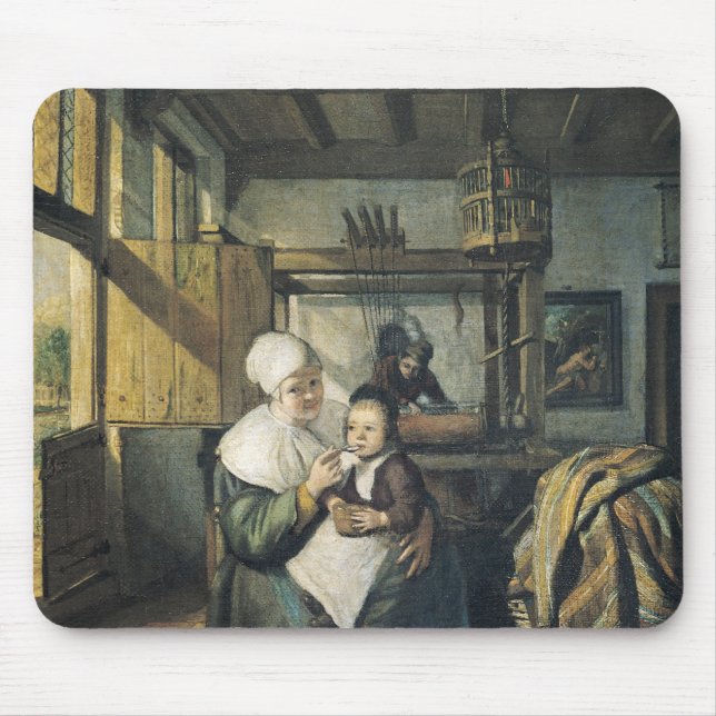 Die Werkstatt des Webers Mousepad (Vorne)