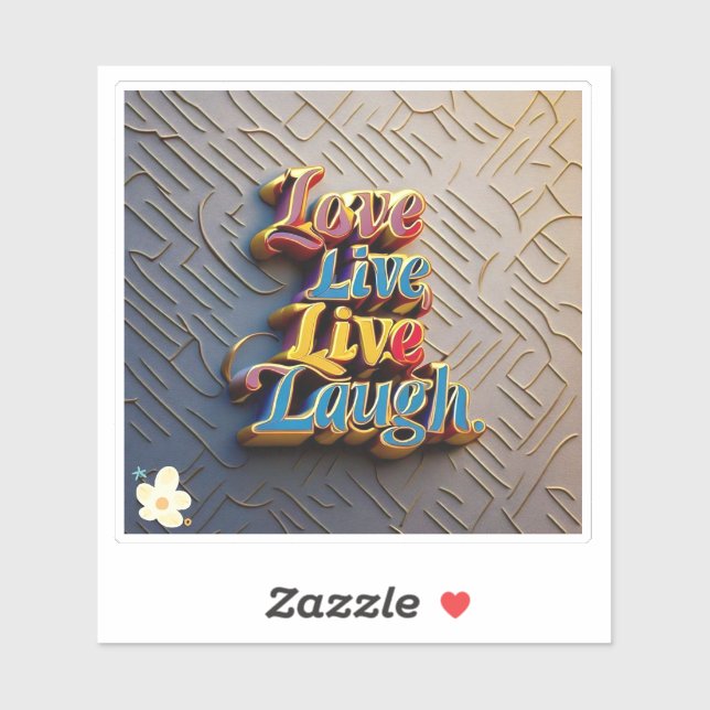 "Die Wertvollen Momente des Lebens" Aufkleber (Blatt)