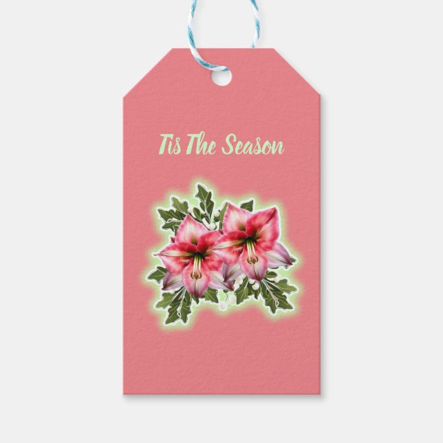 Die Wertvollste Weihnachtskarte Geschenkanhänger (Vorderseite)