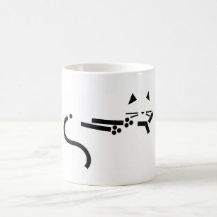 Die wesentliche Katze - Designer-Tasse für den Kaffeetasse