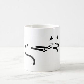 Die wesentliche Katze - Designer-Tasse für den Kaffeetasse