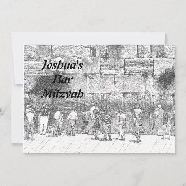 Die Western-Mauer, Jerusalem (Vorderseite)