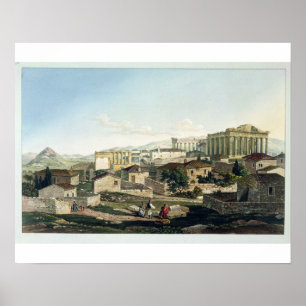 Die Westfront des Parthenon, Tafel 19 aus Par Poster
