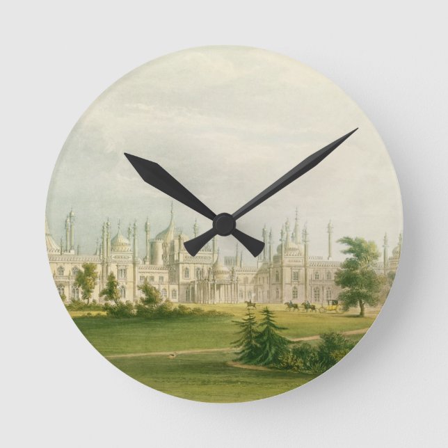 Die Westfront, 'von den Ansichten des königlichen Runde Wanduhr (Vorderseite)