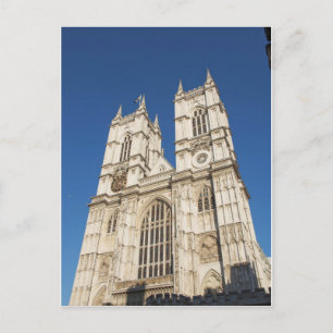 Die Westminster Abbey Kirche in London, Großbritan Postkarte