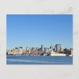 Die Westseite der Stadt New York Postkarte