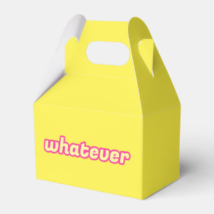 Die 'Whatever'-Kunst Geschenkschachtel