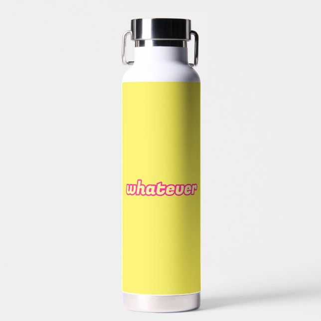 Die 'Whatever'-Kunst Trinkflasche (Vorne)