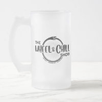 Die Wheel & Chill Show, Mattierte Tasse aus Glas, 