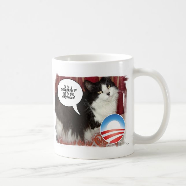 Die Whitehouse Pet Kitty Cat Tasse (Rechts)