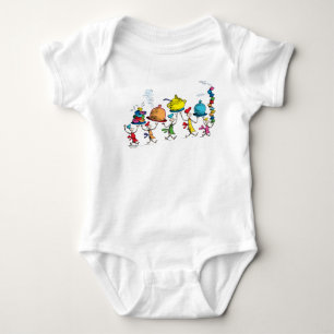 Die Whos tragen das Weihnachtsfestmahl Baby Strampler